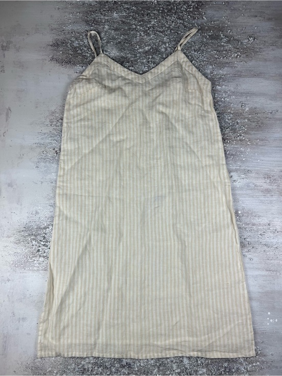 Laude The Label Dresses & Skirts - Laude The Label SURI Striped Beige Spaghetti Strap Slip Dress  xs/s